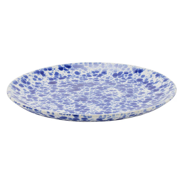 Blue Pheasant MARCEL, Royal Blue Splatter Dinner Plate, Pack/4