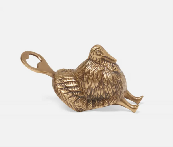 Blue Pheasant Archibald Antique Brass Turkey Bottle Opener