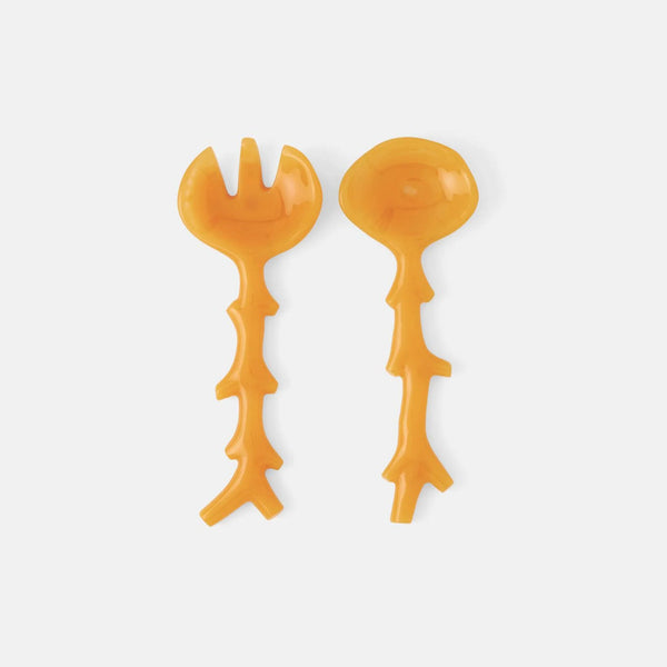 Blue Pheasant Celina 2-Piece Serving Set - Marigold