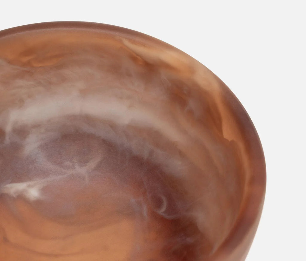 Blue Pheasant Hugo Swirled Pinch Bowl - Brown