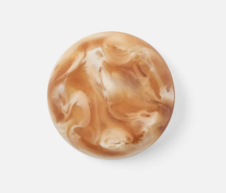 Blue Pheasant Hugo Swirled Extra Small Serving Bowl - Amber