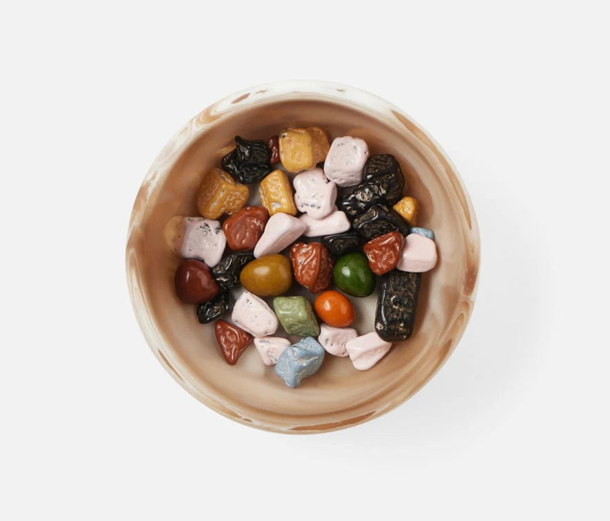 Blue Pheasant Hugo Swirled Extra Small Serving Bowl - Brown