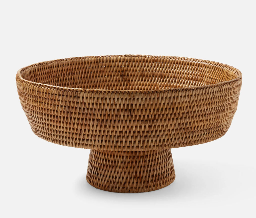 Blue Pheasant Londyn Footed Serving Bowl - Natural