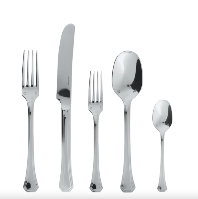 Sambonet Deco Stainless Steel Flatware Set