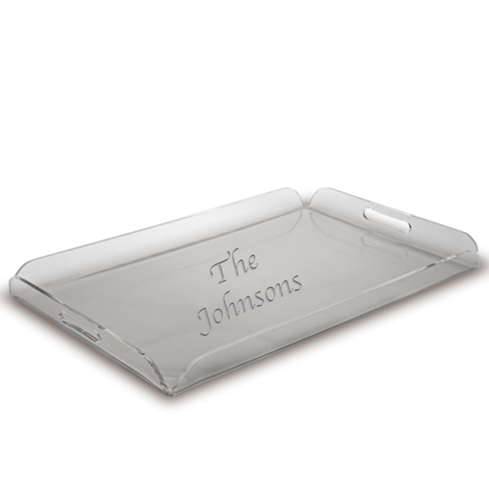 Etched Acrylic Serving Tray