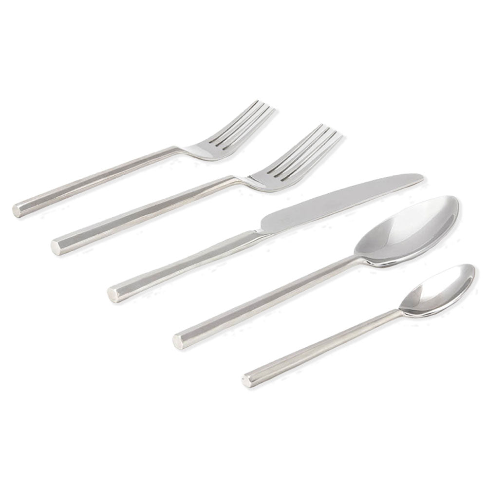Blue Pheasant Gwen Polished Silver Flatware Set