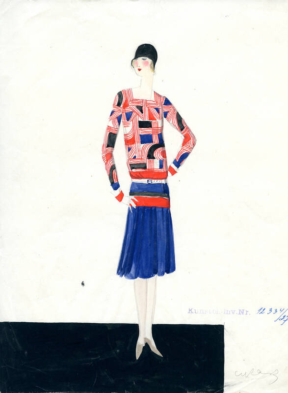 Painting with Clothes How Maria Likarz Strauss used Fashion to