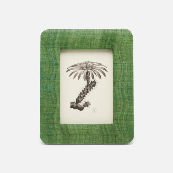 Halle Silken Abaca Picture Frame - Dark Green