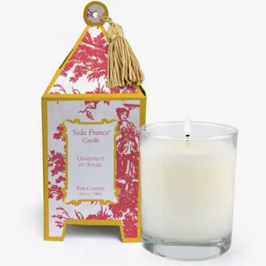 Grapefruit Du Soleil Classic Toile Pagoda Candle