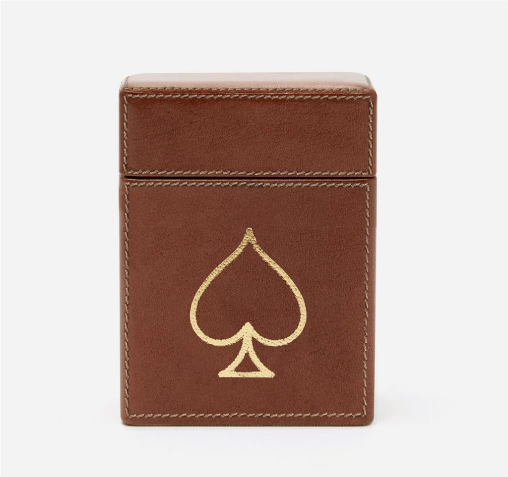 Pigeon and Poodle Aira Card Holder, Set of 2 - Tobacco