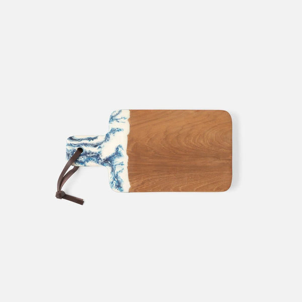 Blue Pheasant Austin Swirl Serving Board - Blue