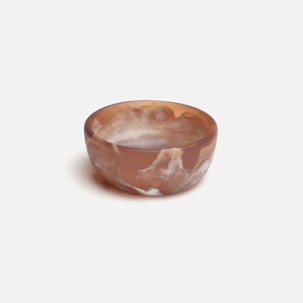 Blue Pheasant Hugo Swirled Pinch Bowl - Brown