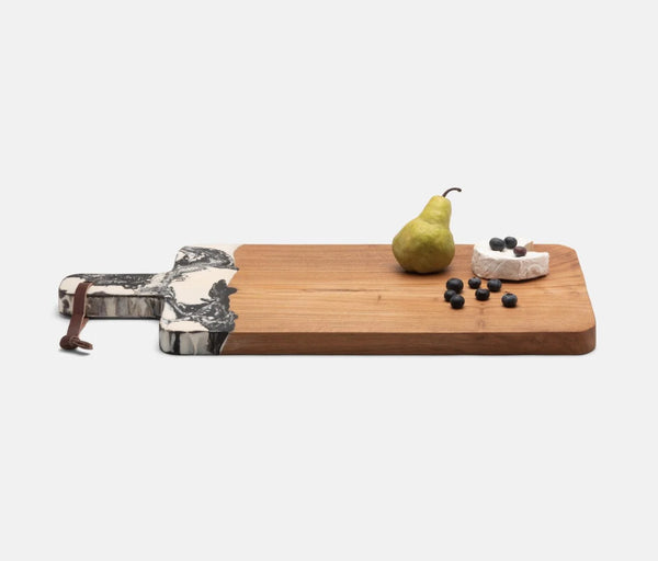 Blue Pheasant Austin Swirl Serving Board - Black
