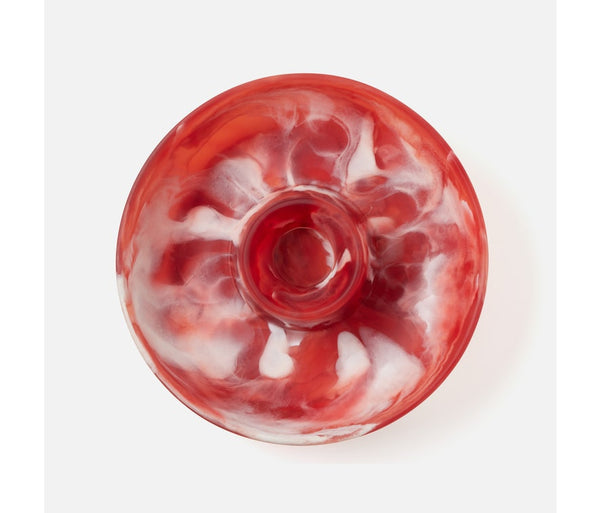 Blue Pheasant Hugo Swirled Resin Chip And Dip Bowl - Berry