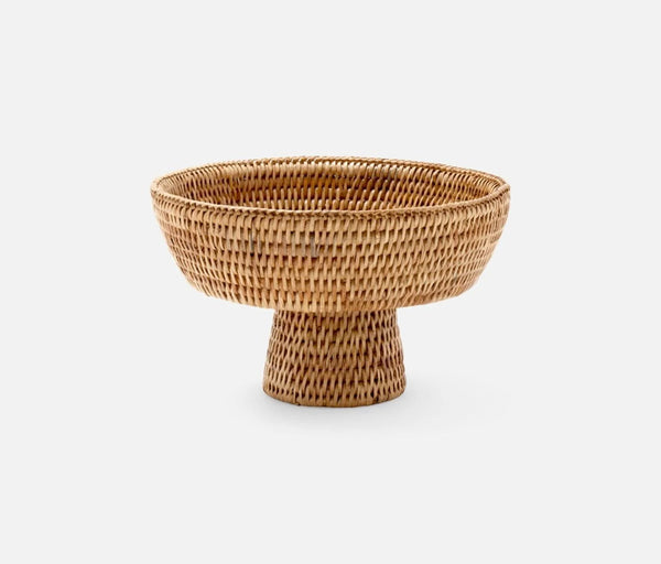 Blue Pheasant Londyn Footed Serving Bowl - Natural
