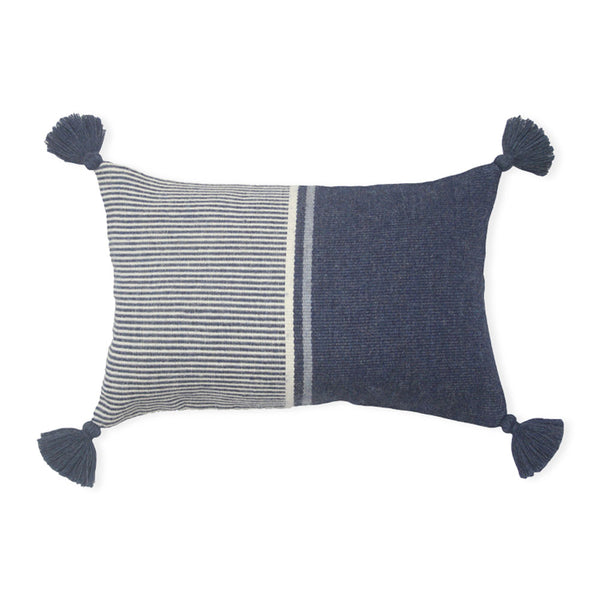 Pais Textil Blue Block Cierre Alpaca Pillow Cover