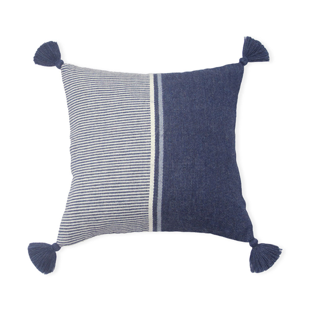 Pais Textil Blue Block Cierre Alpaca Pillow Cover