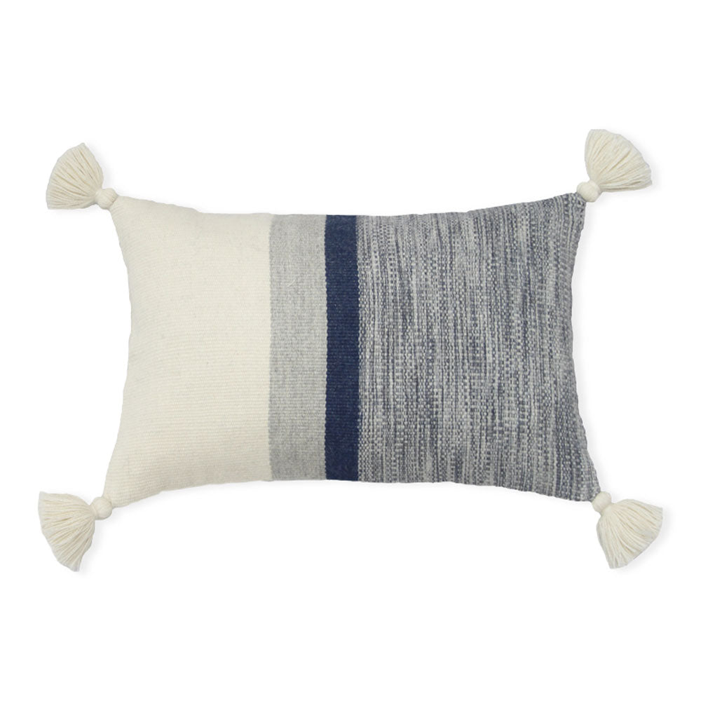 Pais Textil Blue Stripes Melange Alpaca Pillow Cover