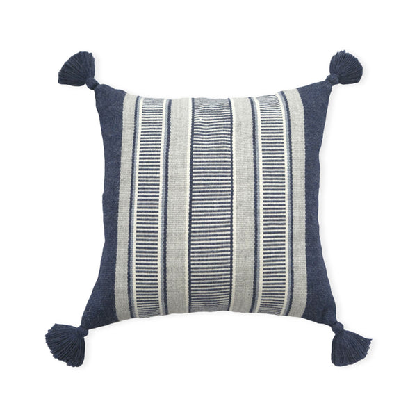 Pais Textil Blue and Gray Cierre Alpaca Pillow Cover