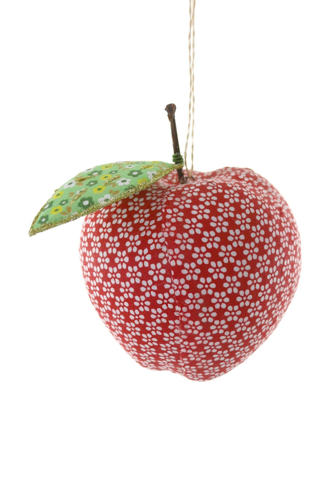 Cody Foster Calico Apple-Red Ornament