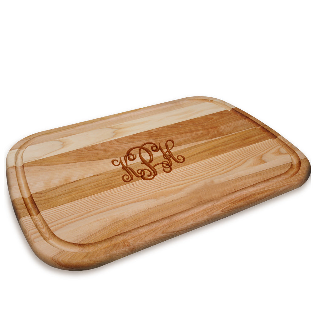 Monogram Large Wooden Artisan Cutting Board