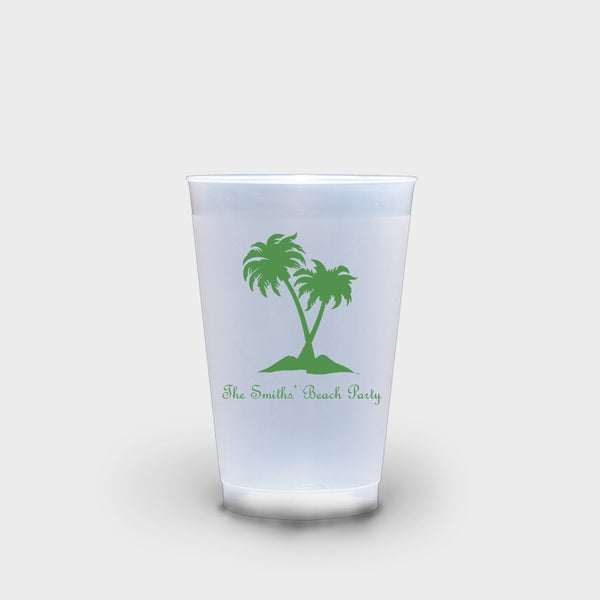 Palm Tree Roadie Cups 16 oz
