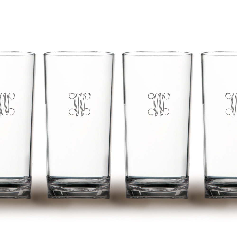 Etched Acrylic Highball Beverageware