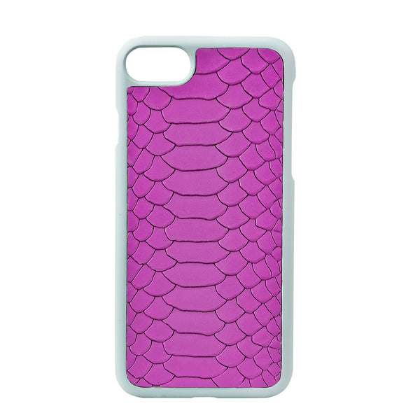 Orchid Python Leather iPhone Case