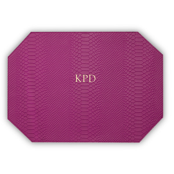 Orchid Leather Placemat