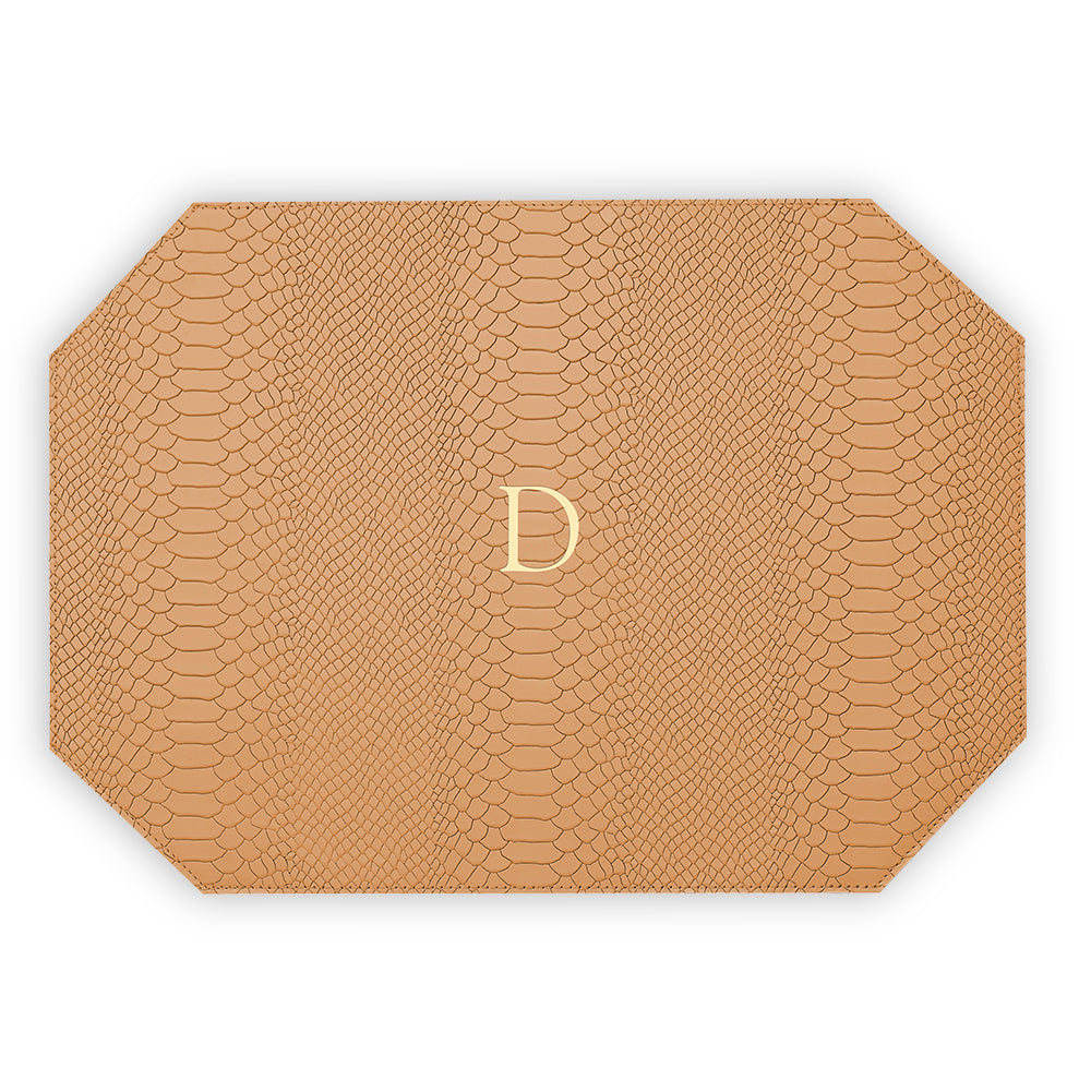 Tan Leather Placemat
