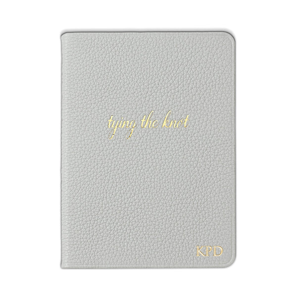Gray "Tying the Knot" Journal