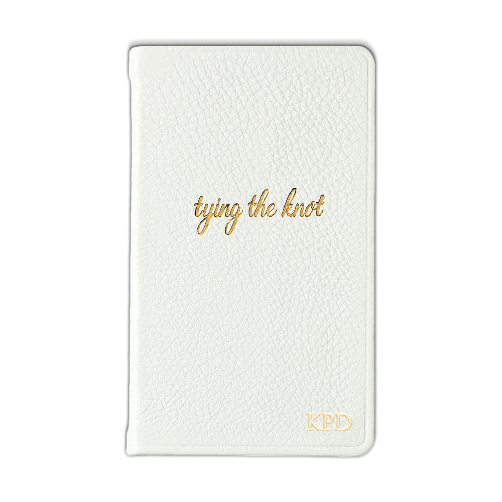 White "Tying the Knot" Pocket Notes