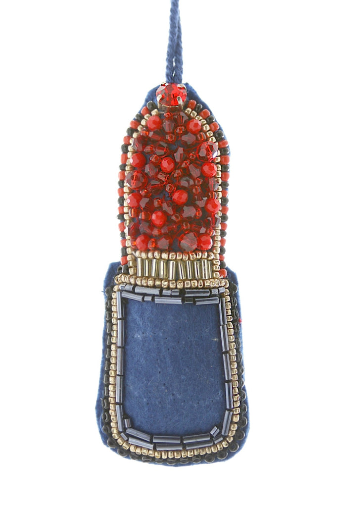 Cody Foster Jeweled Lipstick Ornament