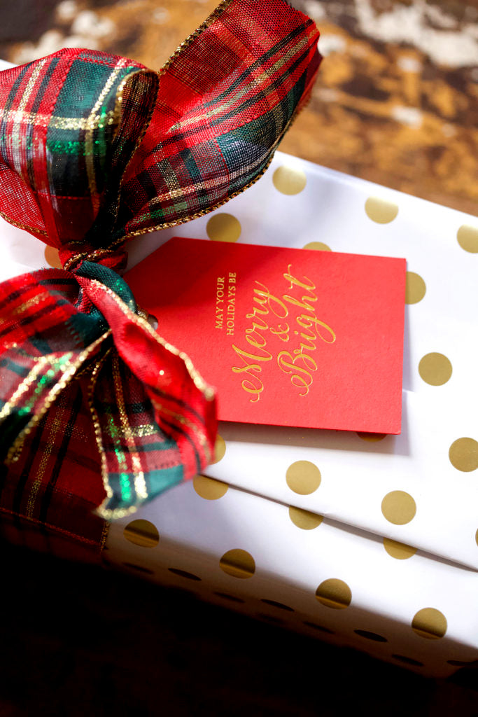 Merry & Bright Gift Tag