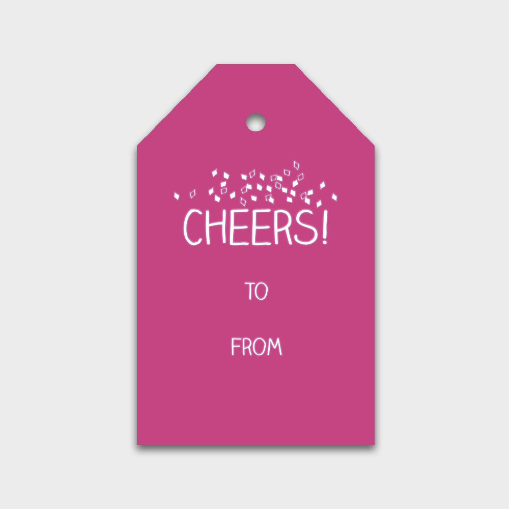 Cheers! Fill in Gift Tag