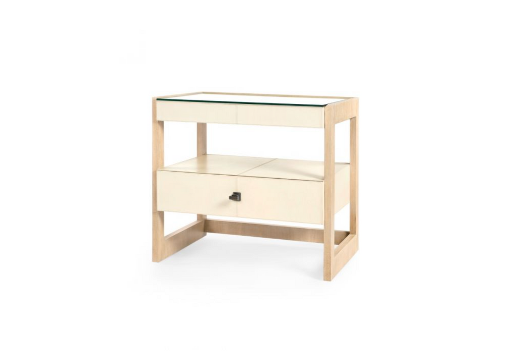 Villa & House Oyster Elton 1-Drawer Side Table