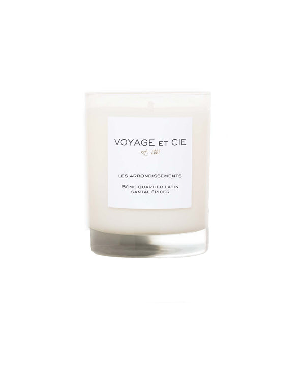 Voyage et Cie Les Arrondissements candle