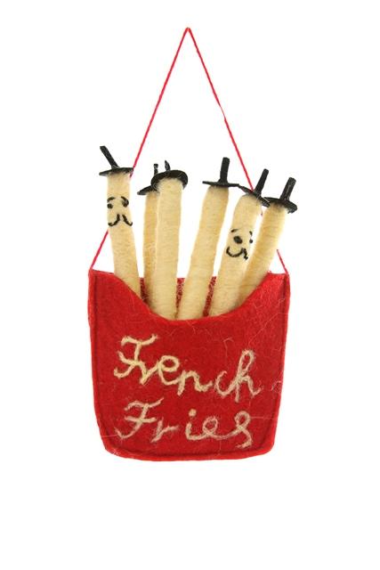 Frenchophile Fries Ornament