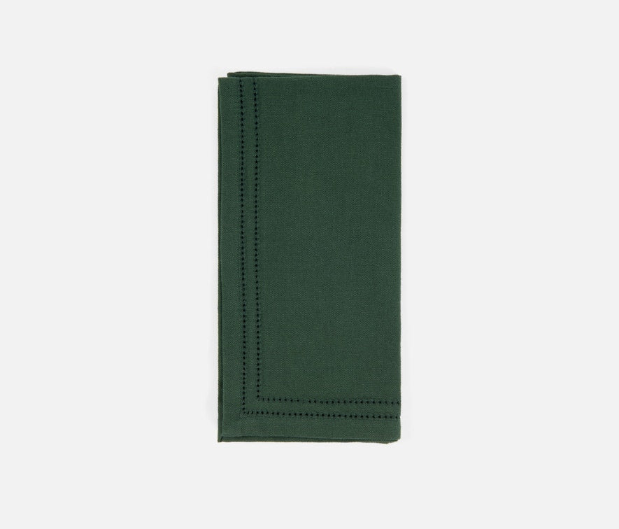 Blue Pheasant Betty Forest Cocktail Napkin w/ Double Eyelet - Pack of 4