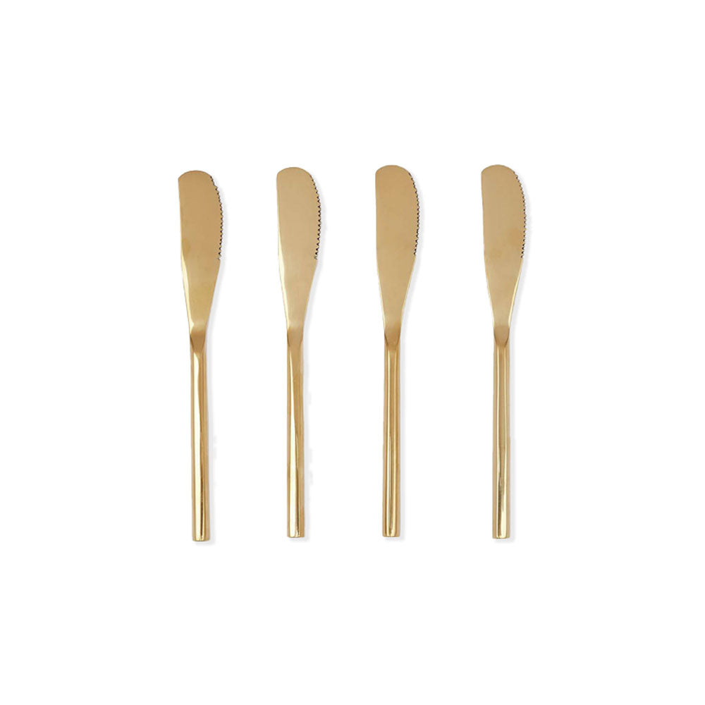 Blue Pheasant Gwen Polished Gold Spreaders
