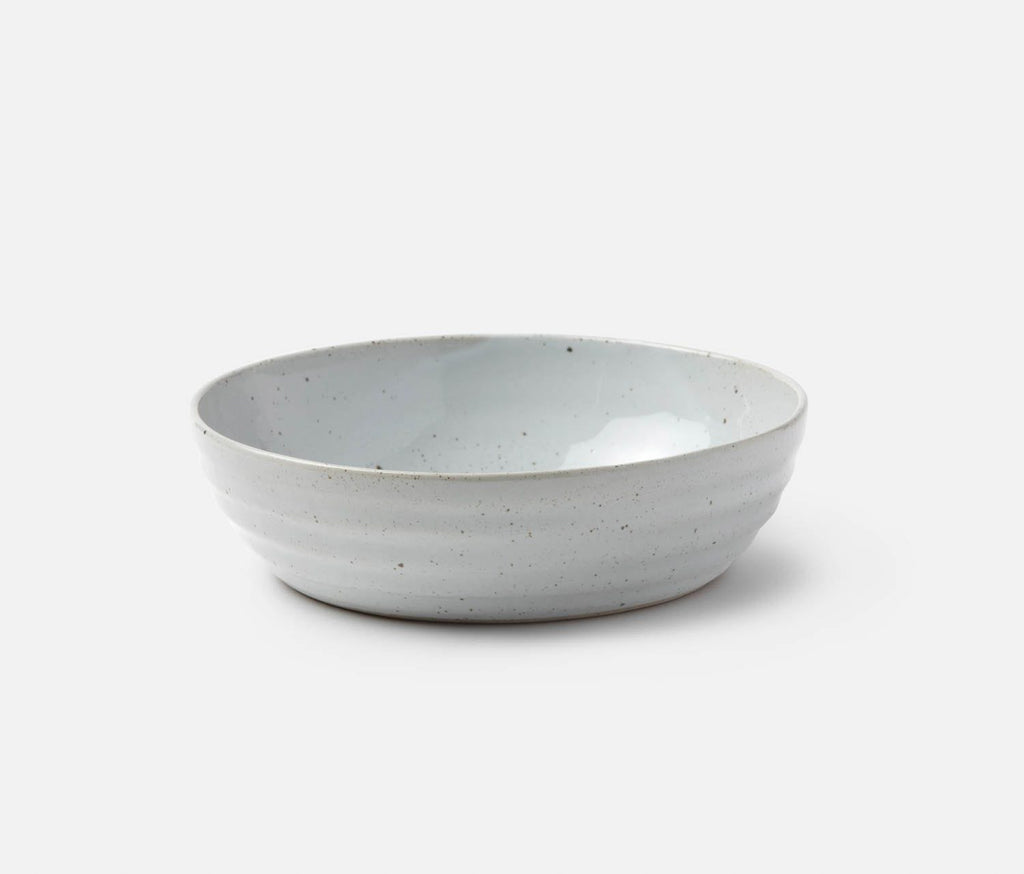 Blue Pheasant Hayes White Salt Glaze Serving Bowl / Set of 2