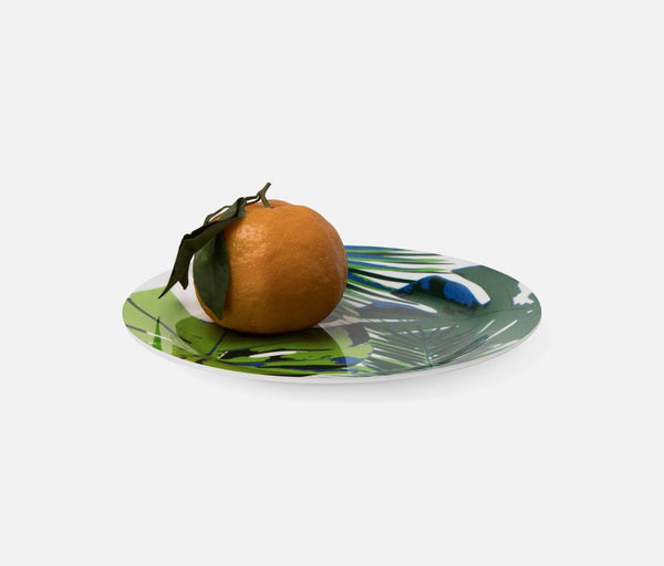 Blue Pheasant Kinsey Mixed Leaf Dessert Plate