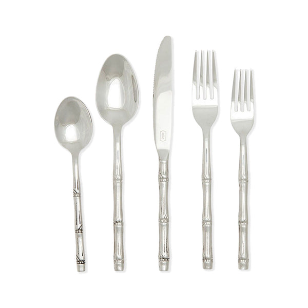 Blue Pheasant Liliana Polished Silver Flatware Set