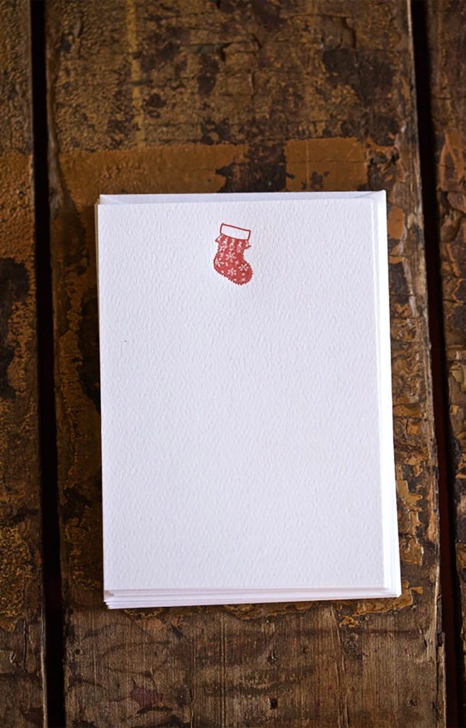 Stocking Note Cards