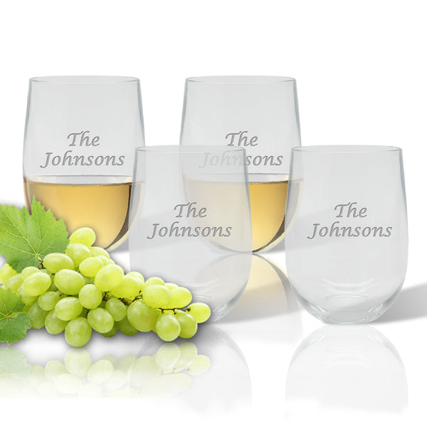 Stemless Acrylic Wine Tumblers