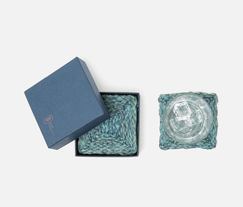 Blue Pheasant Zoey Mixed Blue Coasters (Set of 4)